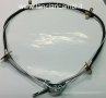 Handbrake cable for FIAT 1500 Cabriolet with drum brakes